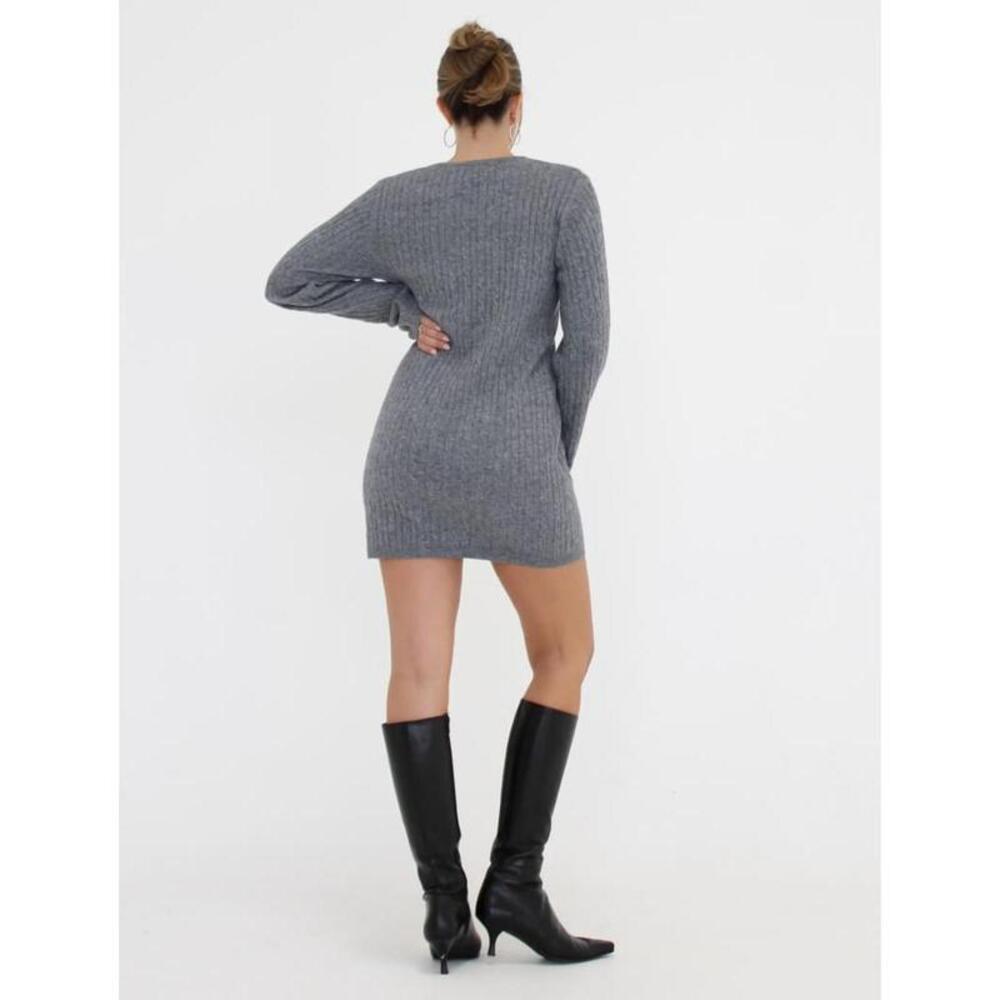 Rumored | Ojai Mini Dress – Smoke Heather (Size S, NWT) - Picture 3 of 10